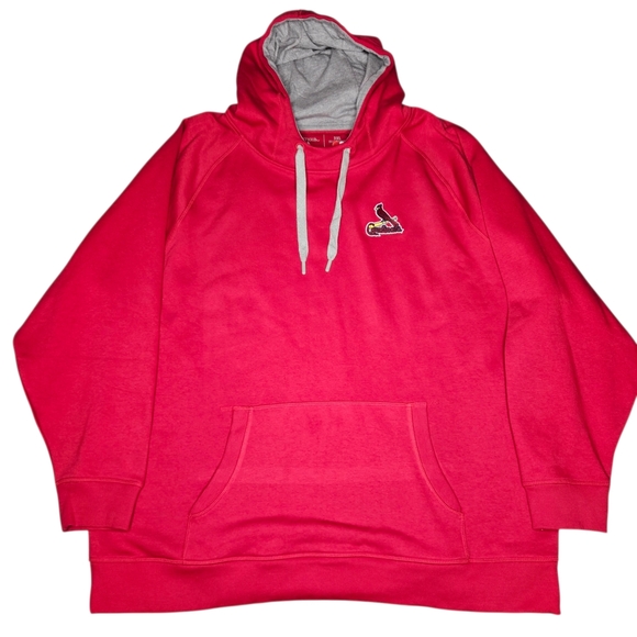 Antigua Mens St. Louis Cardinals Victory Pullover Hoodie Sz 3XL NWT - Picture 2 of 12